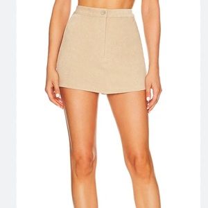 H:ours Syllabus Skort in Khaki